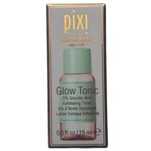 Pixi Beauty Skintreats Glow Tonic Exfoliating Toner Glycolic Acid 0.5oz 5mL